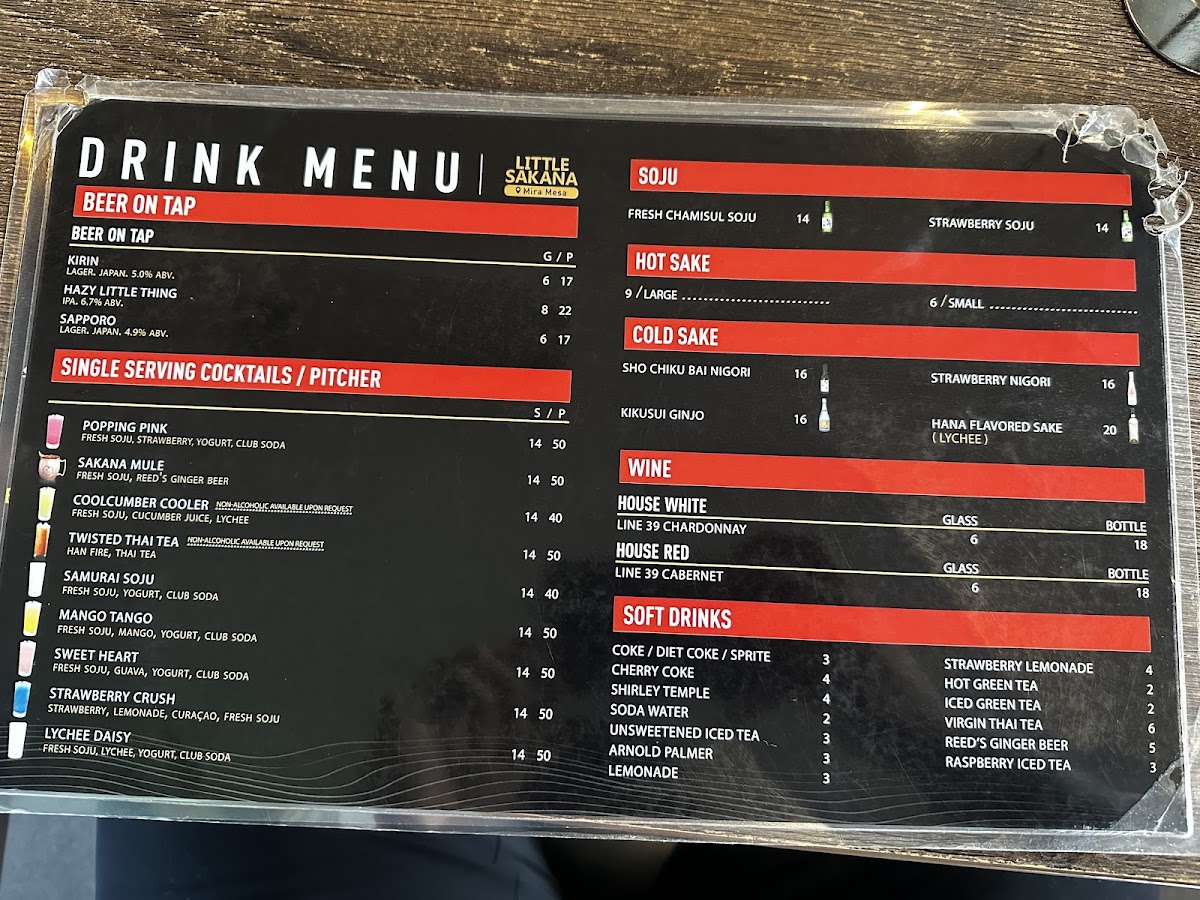 Little Sakana All You Can Eat Sushi Menu - Image 6